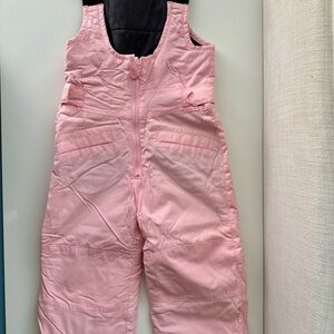 Columbia Toddler Pink Insulated Snow Bib Overalls